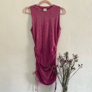 PINK Victoria's Secret Washed Raspberry Pink Tee